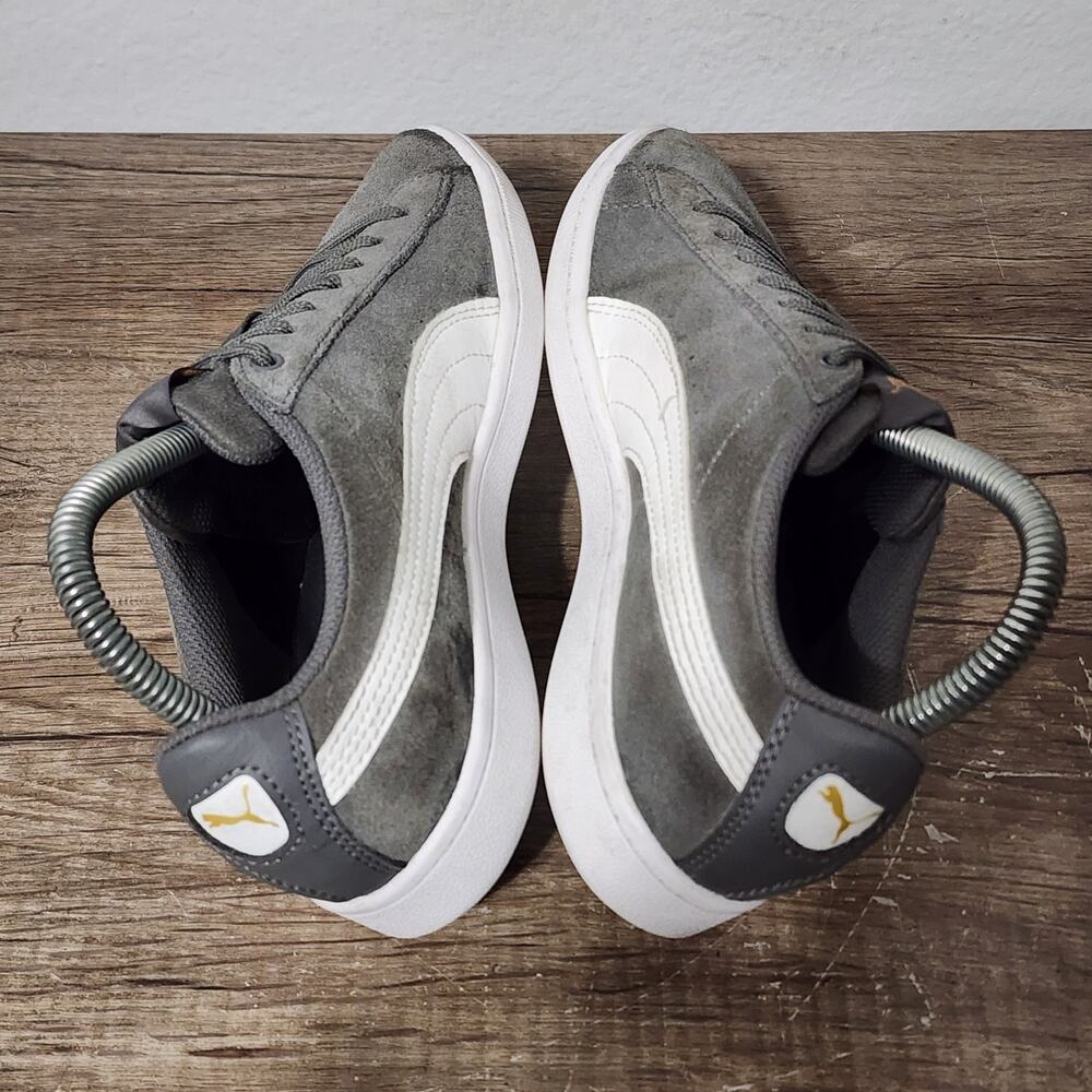 Puma Vikky Suede Women's Casual Lifestyle Shoes Sneakers Size 7 Gray - Picture 5 of 9